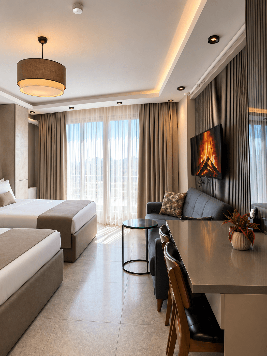Üç Suitli Bağlantılı Konaklama suit fotoğrafı 7